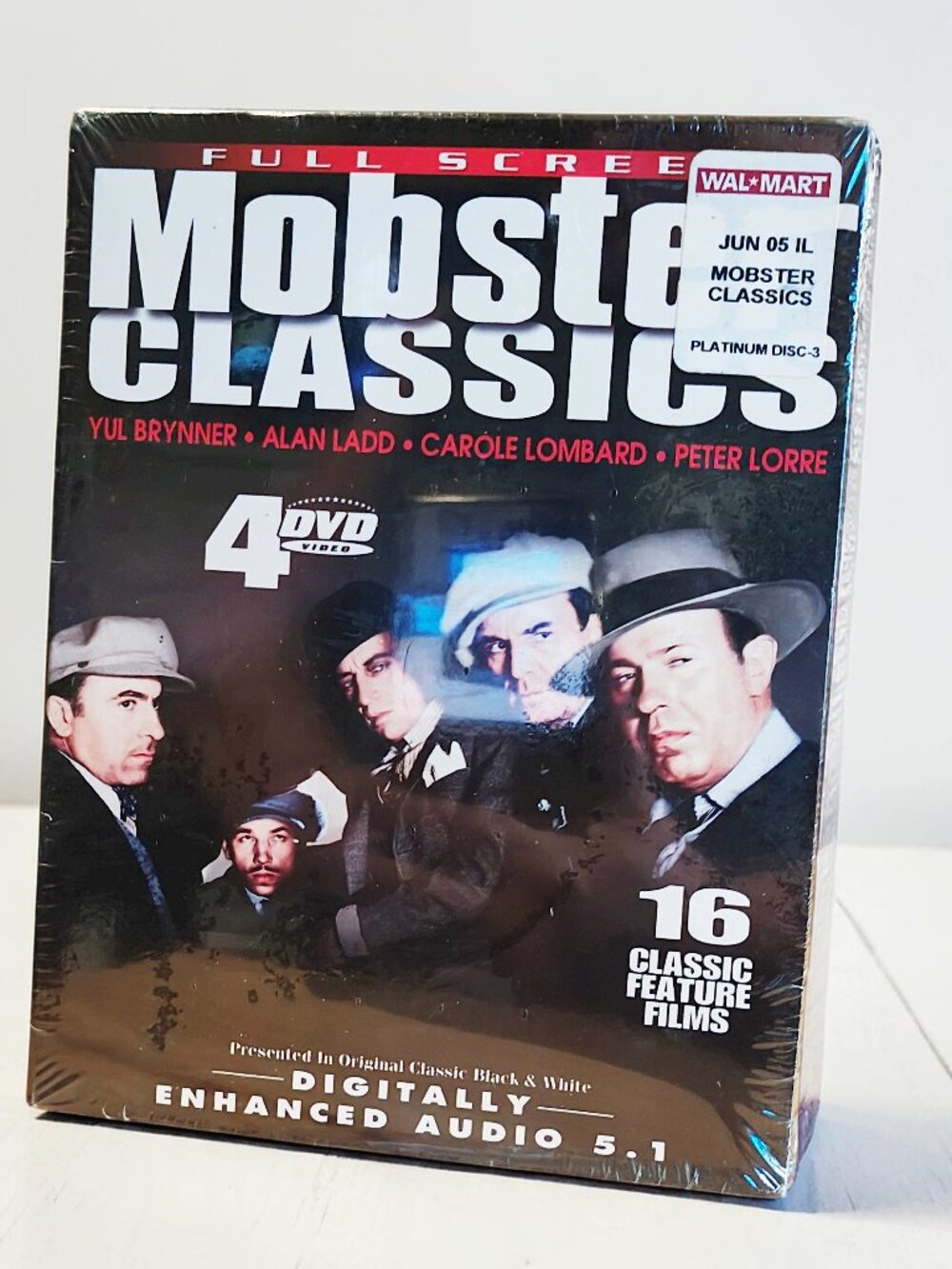 New Vintage Mobster Classics 4-DVD Box Set featuring 16 Crime Films